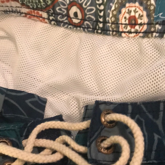 Jachs NY Swim Trunks Shorts Lined Mens Paisley - Picture 5 of 6